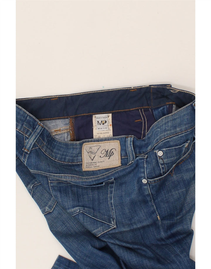 MELTIN' POT Womens Straight Jeans W29 L29  Blue Cotton Vintage Meltin' Pot and Second-Hand Meltin' Pot from Messina Hembry 
