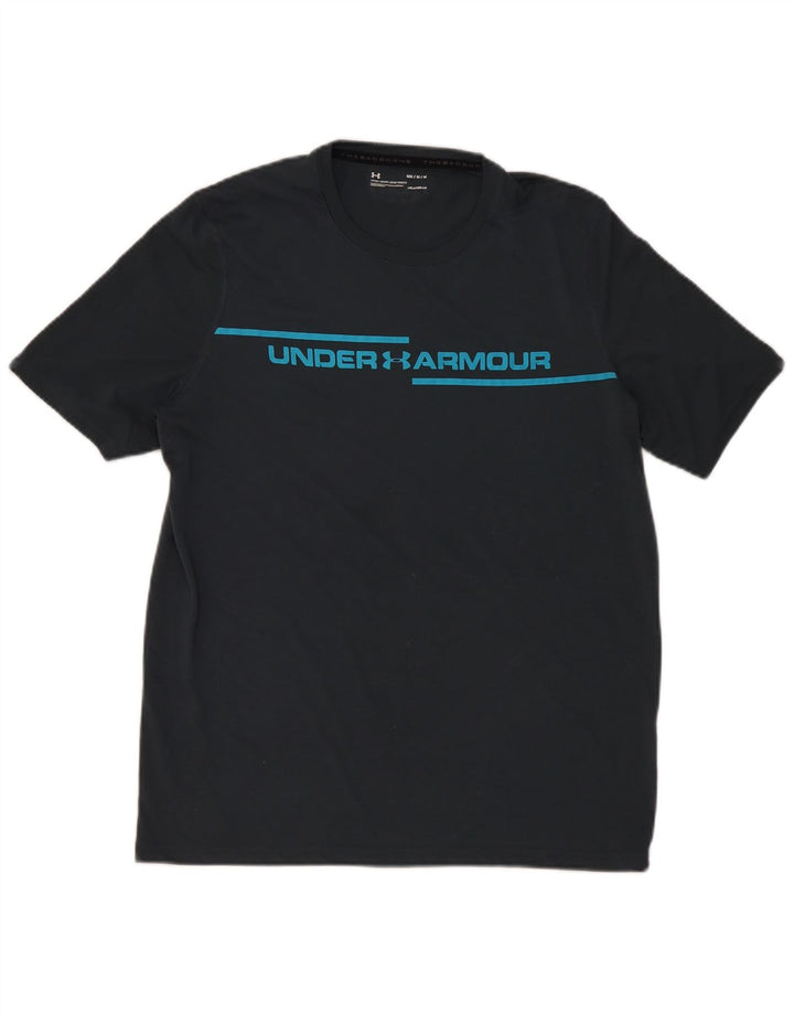 Tricou grafic Under Armour pentru bărbați Heat Gear Top Medium Gri