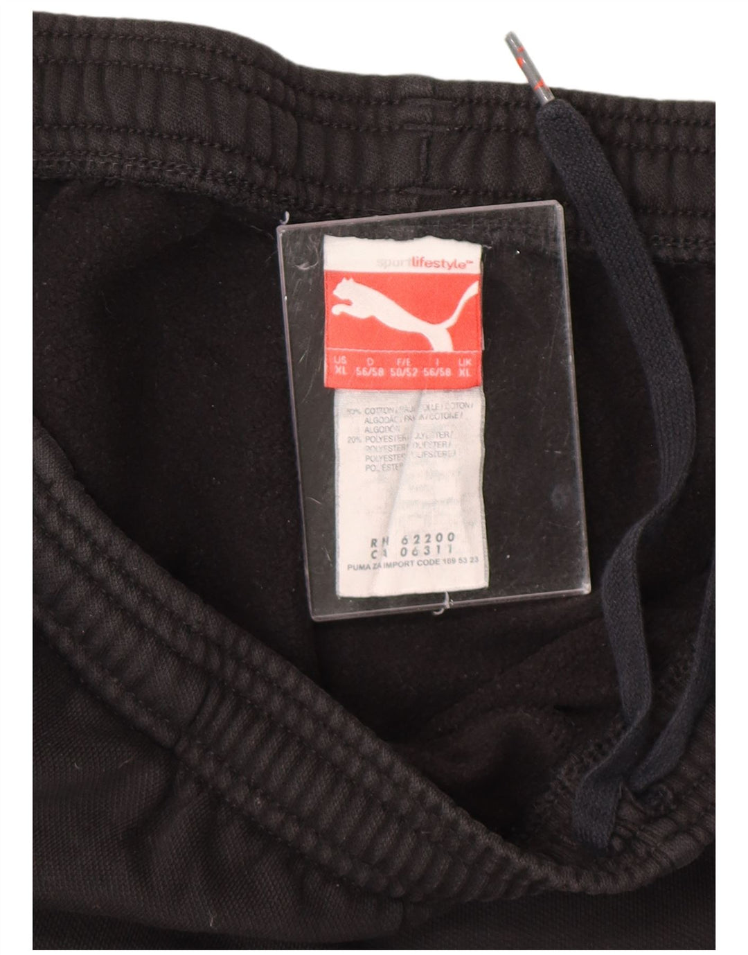 Pantaloni de trening PUMA pentru bărbați Pantaloni de jogging XL, bumbac negru