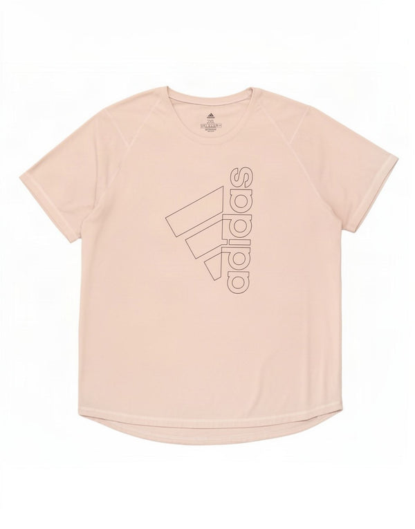 Tricou Adidas Aeroready Graphic Top UK 24/26 2XL Gri Poliester