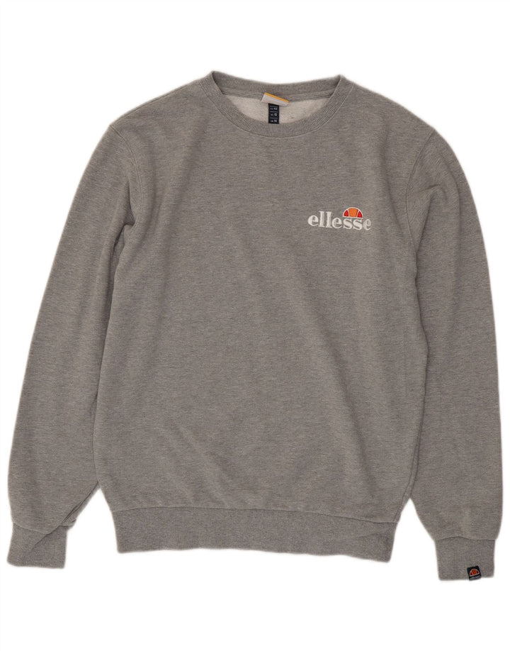 Hanorac cu grafic pentru femei Ellesse Pulover UK 14, mare, gri bumbac