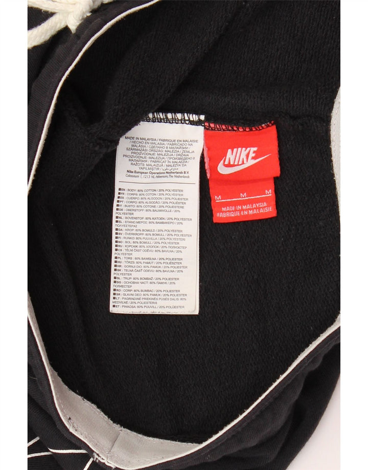 Pantaloni scurți sport grafic NIKE pentru bărbați, bumbac mediu negru