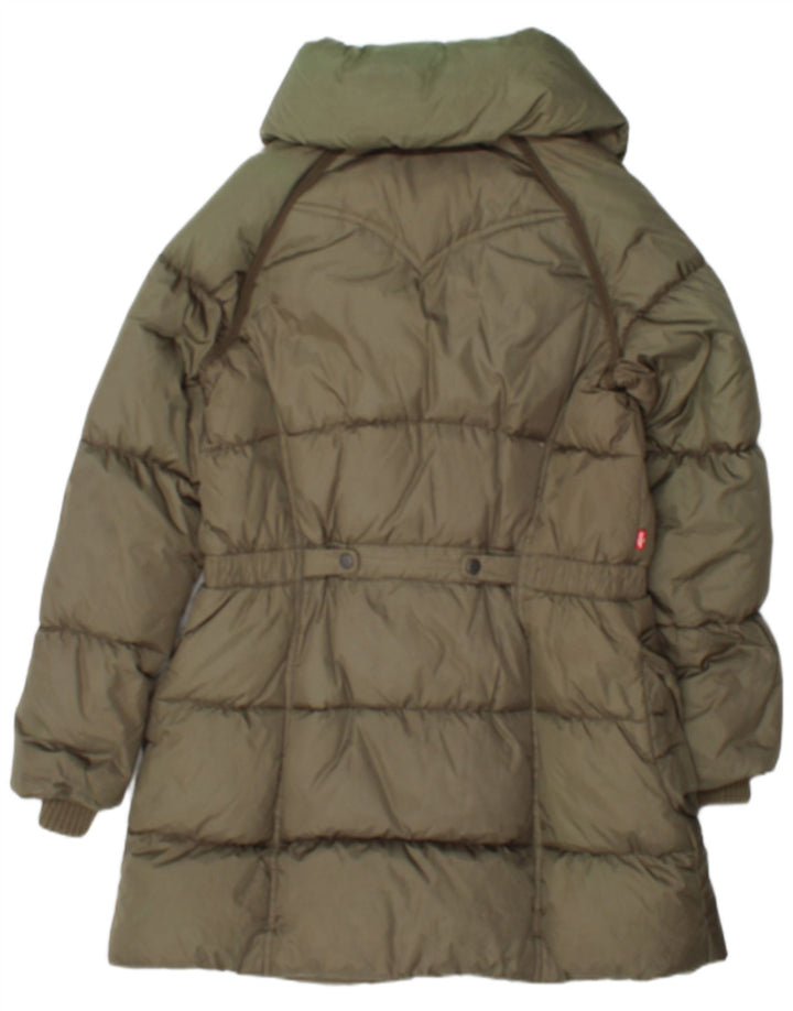 Palton căptușit pentru femei Levi's UK 16 mare nailon verde