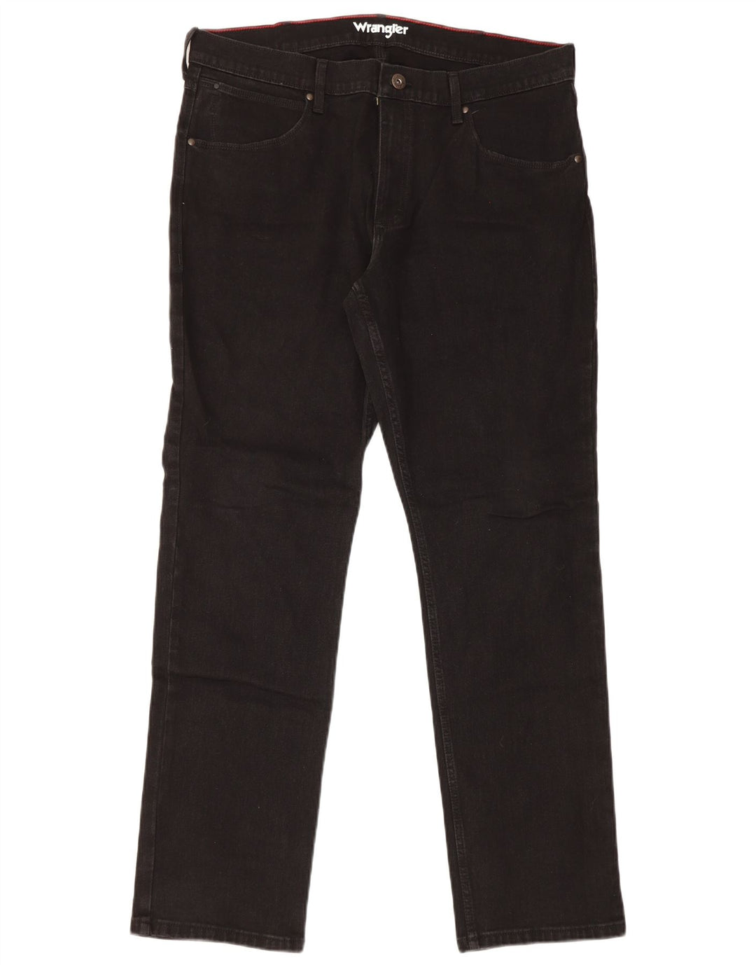 Blugi drepti obișnuiți pentru femei Wrangler W36 L32 bumbac negru