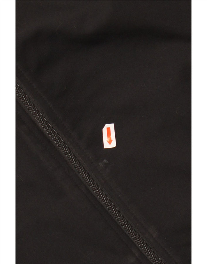 Jachetă de trening pentru femei ADIDAS UK 12/14 Poliester mediu negru