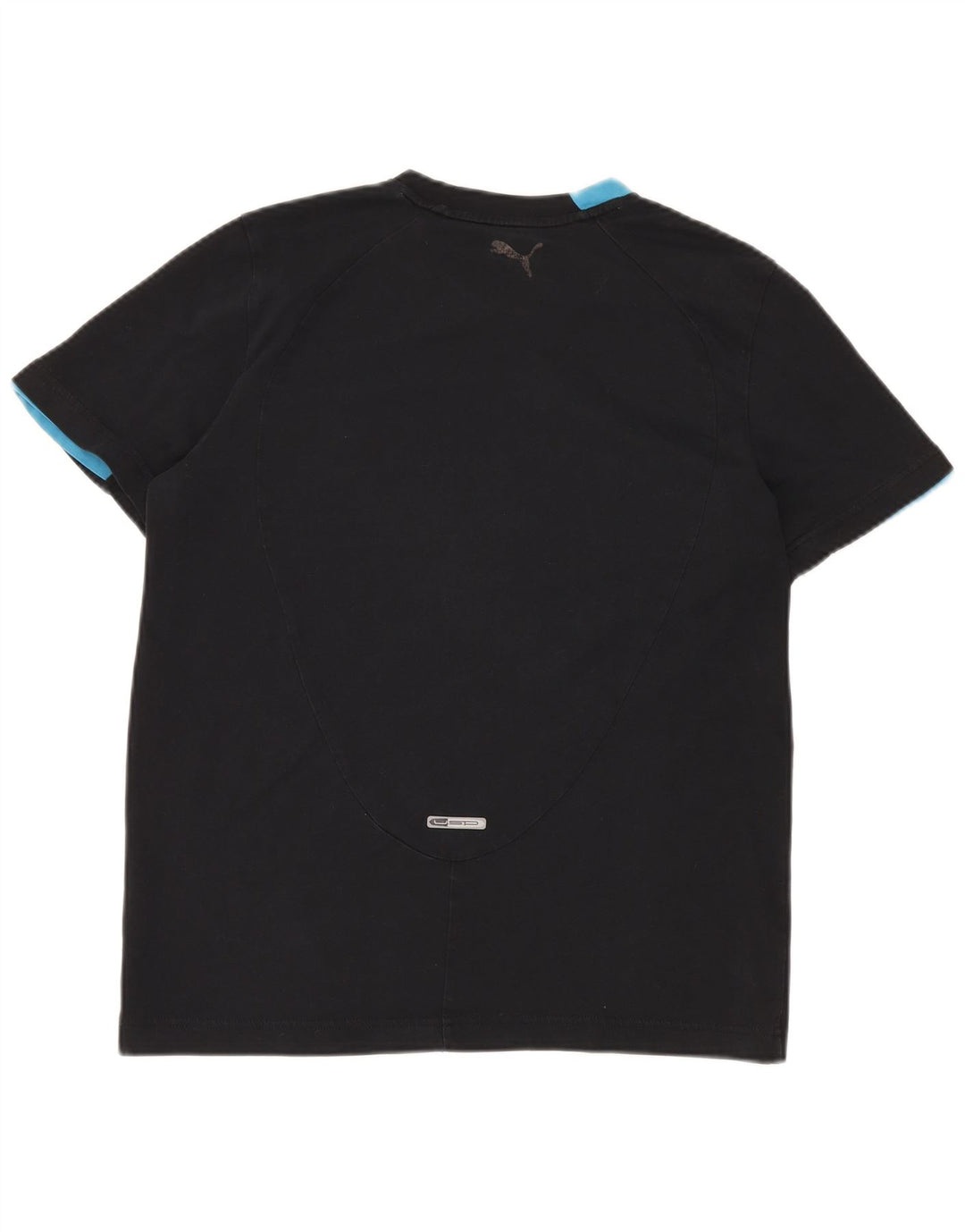 Tricou grafic PUMA pentru bărbați Top mediu din bumbac negru