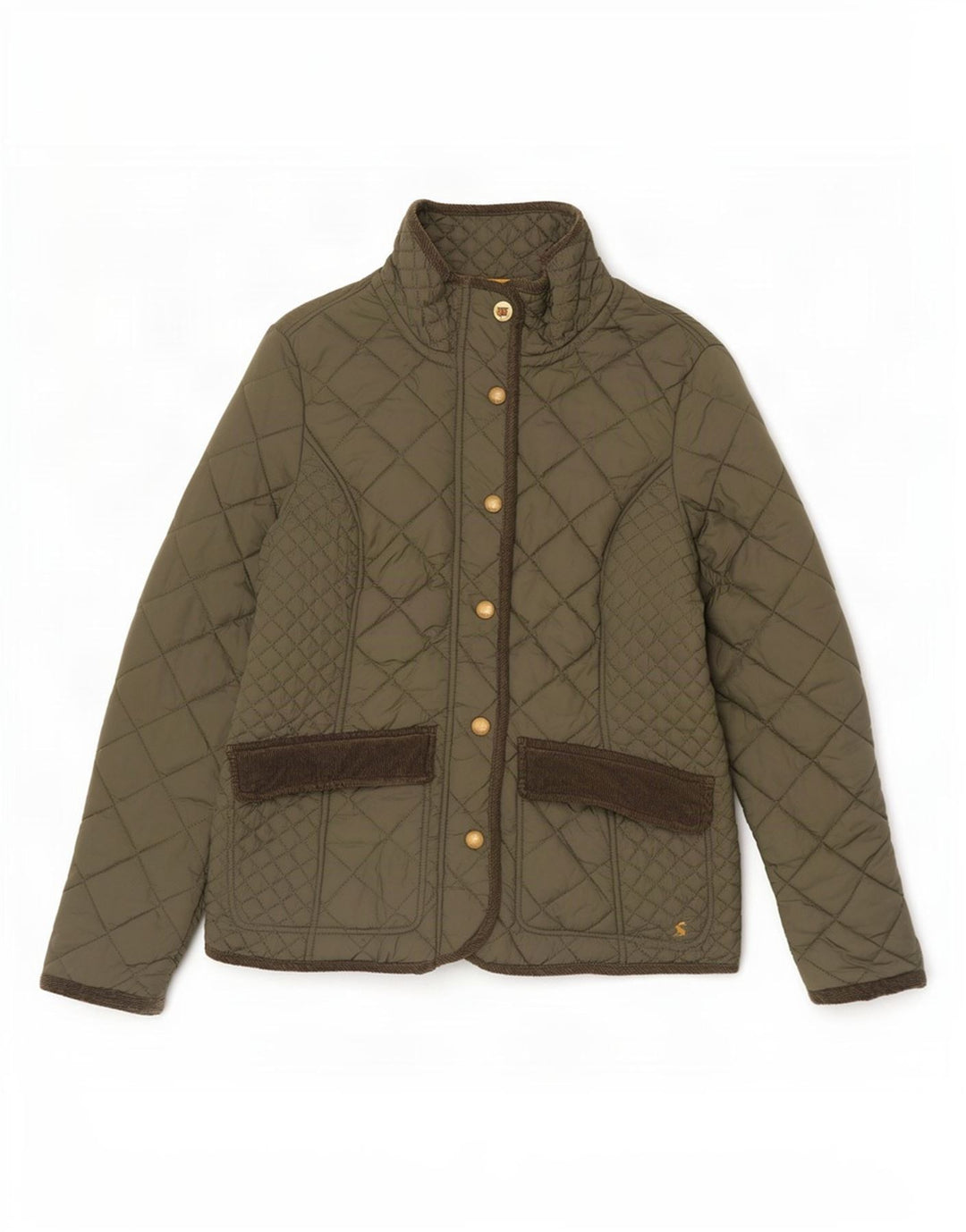 Jachetă matlasată Joules pentru femei UK 12 Medium Khaki Bumbac