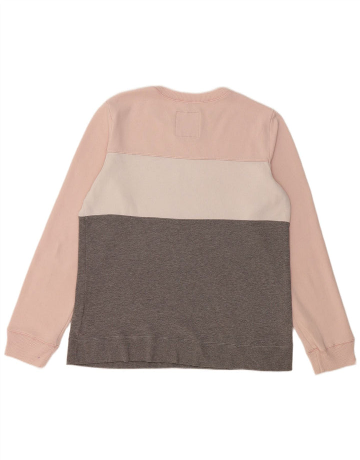 Pulover de hanorac grafic pentru femei HOLLISTER UK 16, mare, gri, bloc de culoare