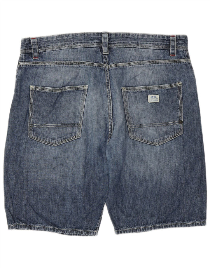 Pantaloni scurți din denim pentru bărbați RIFLE W33 Medium Blue