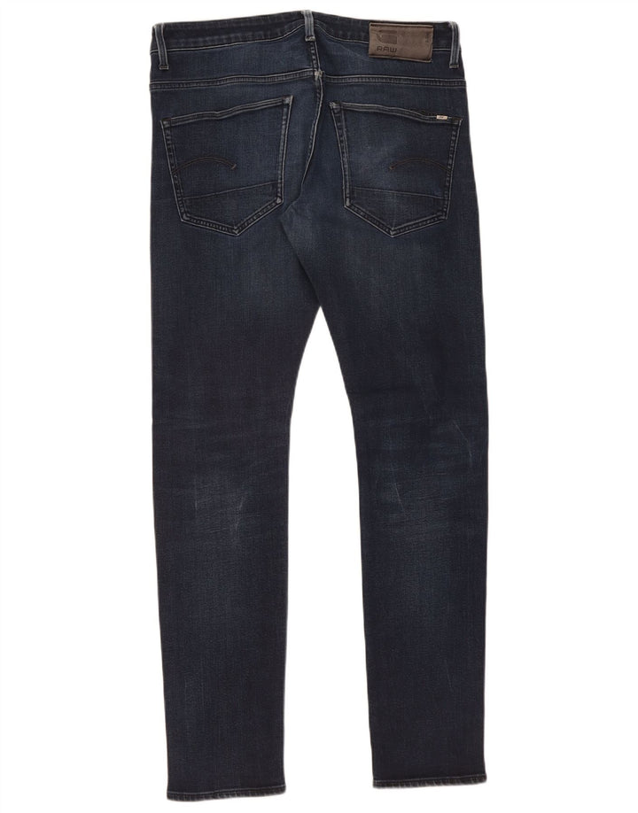 Blugi G-Star 3301 Slim pentru bărbați W34 L34 bleumarin