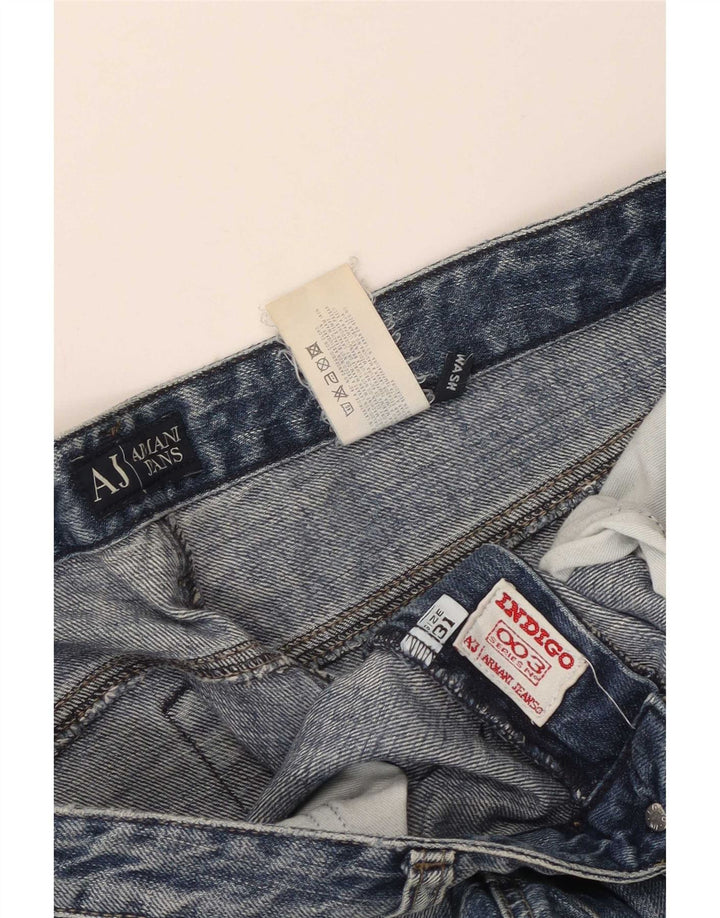 Blanc Bootcut Armani pentru femei W31 L33 Bumbac albastru
