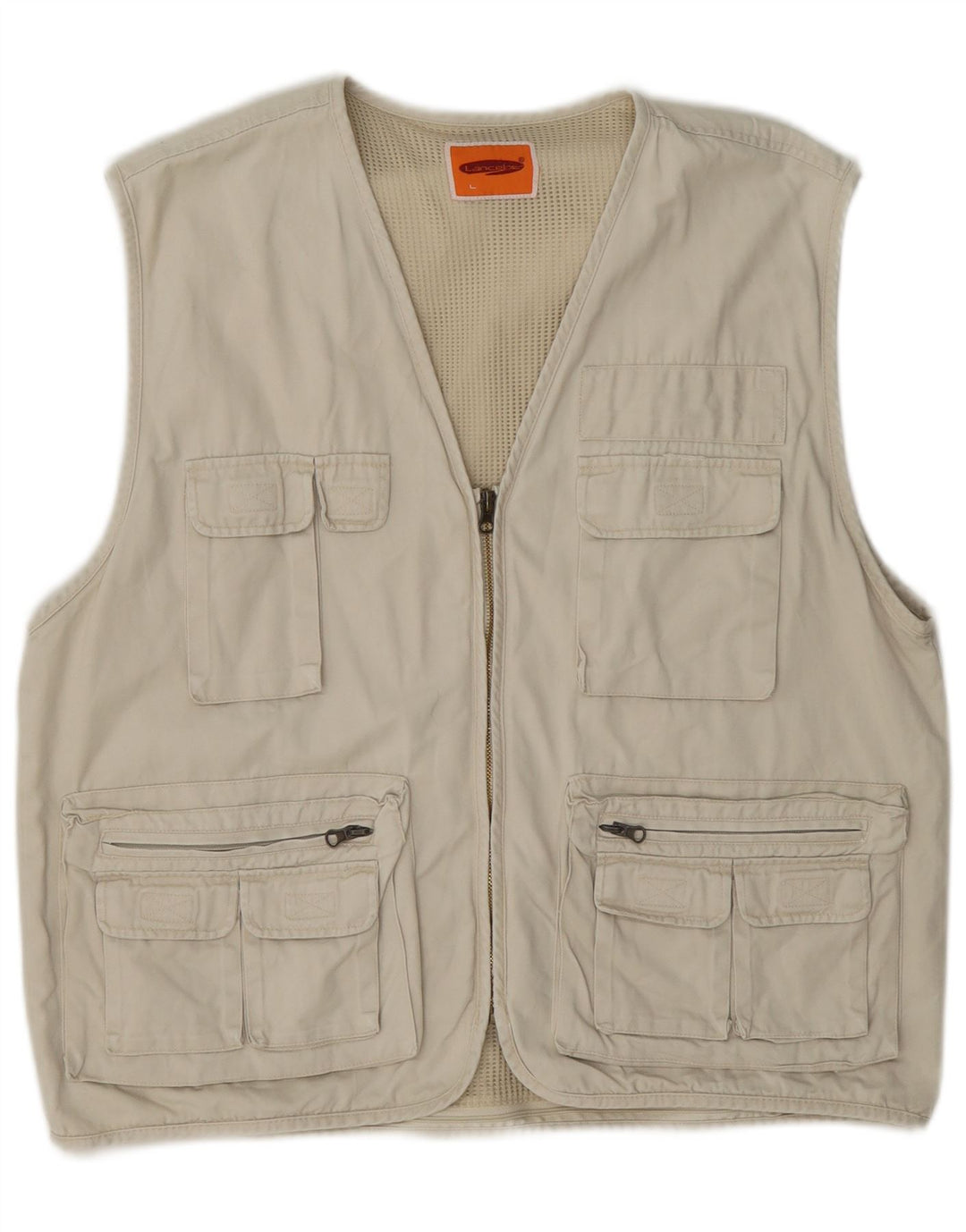 Gilet utilitar pentru bărbați Lancelot UK 40 Large Beige