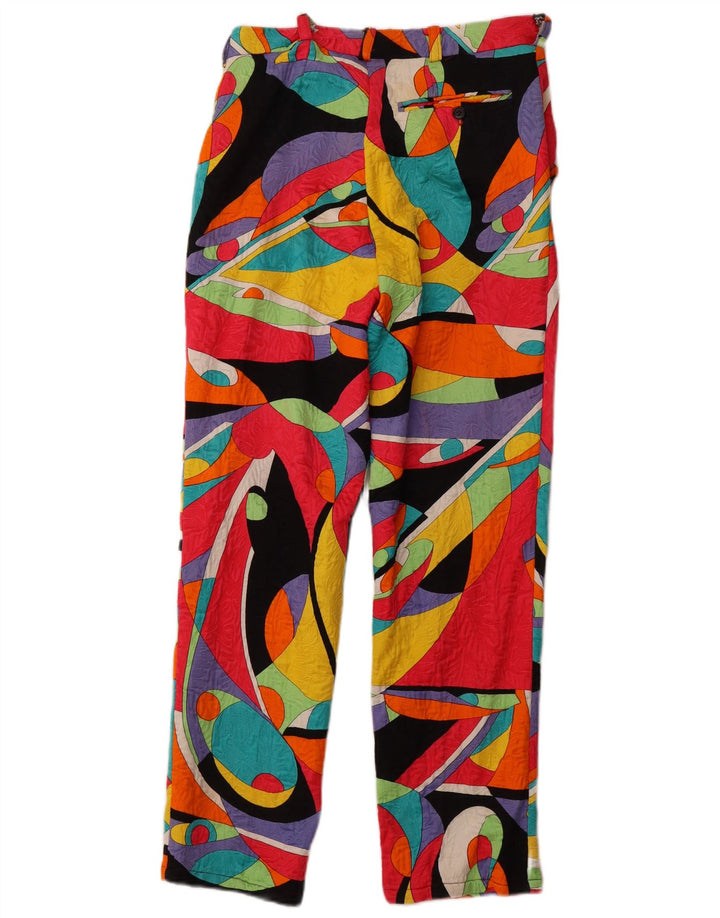 VINTAGE Pantaloni chino cu talie înaltă pentru femei IT 46 Large W30 L28 Multicolor