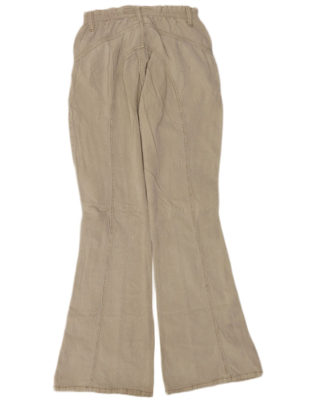 Pantaloni din velur evazat pentru femei Fishbone L27 L32 Bej