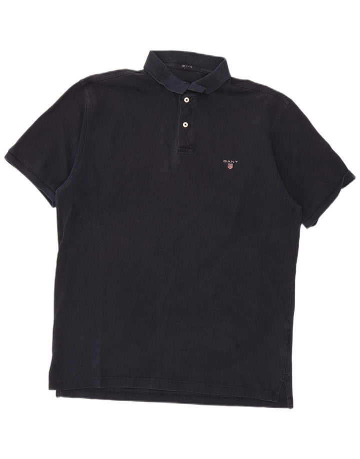 Tricou polo pentru bărbați Gant XL, bumbac bleumarin