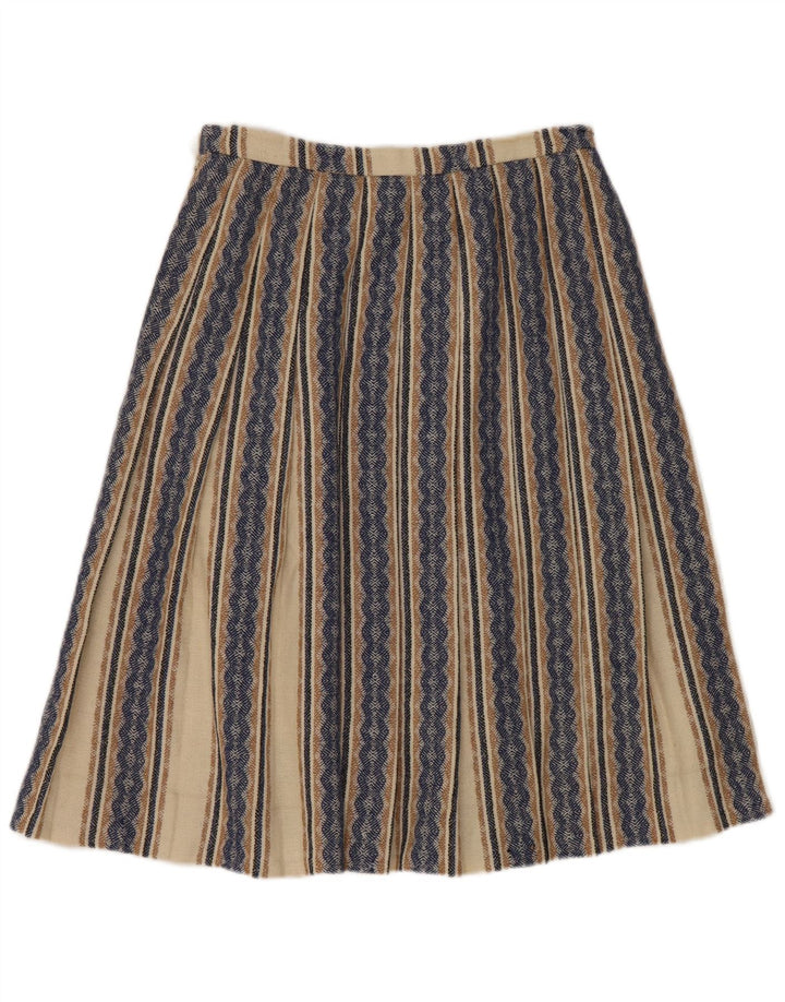 Fusta plisată cuțit pentru femei Gor-Ray W26 Rayon mic cu dungi albastre