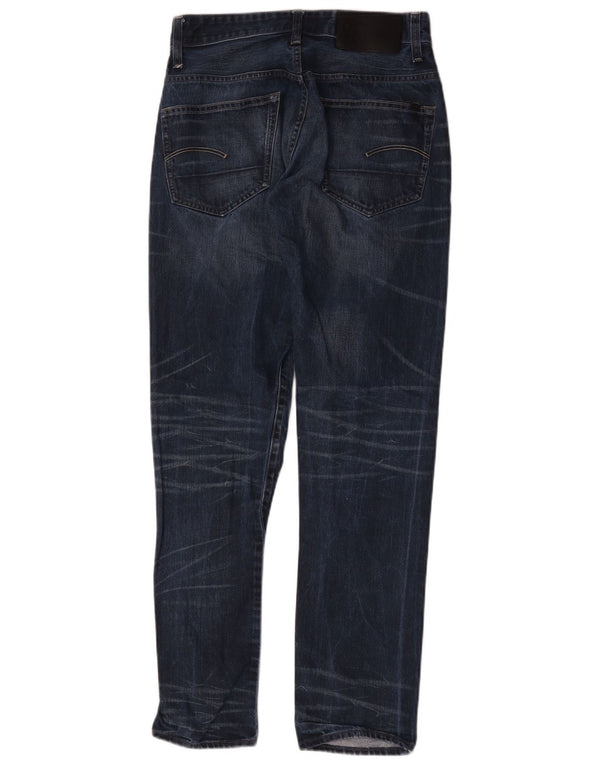 Blugi G-Star 3301 Tapered pentru femei W29 L34 bleumarin