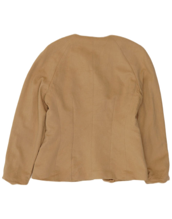Jachetă Blazer pentru femei Escada by Margaretha Ley cu 6 nasturi EU 38 Bej mediu