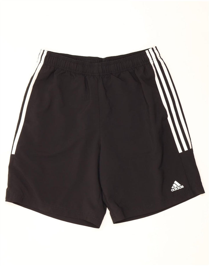 Pantaloni scurți sport pentru bărbați Adidas, mari, negru, poliester