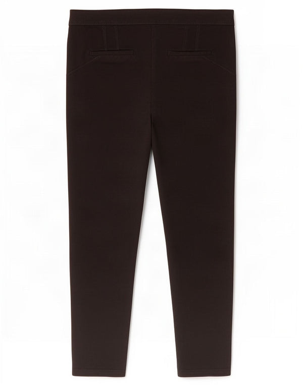 Pantaloni tăiați pentru femei Marks & Spencer UK 16 Large W34 L25 Viscoză neagră