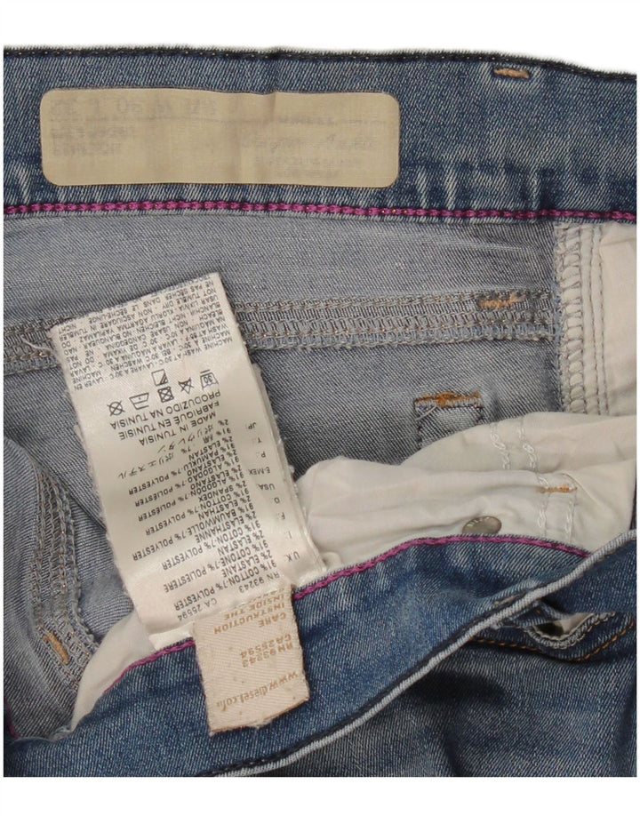 Blugi skinny DIESEL pentru femei W30 L28 Bumbac albastru