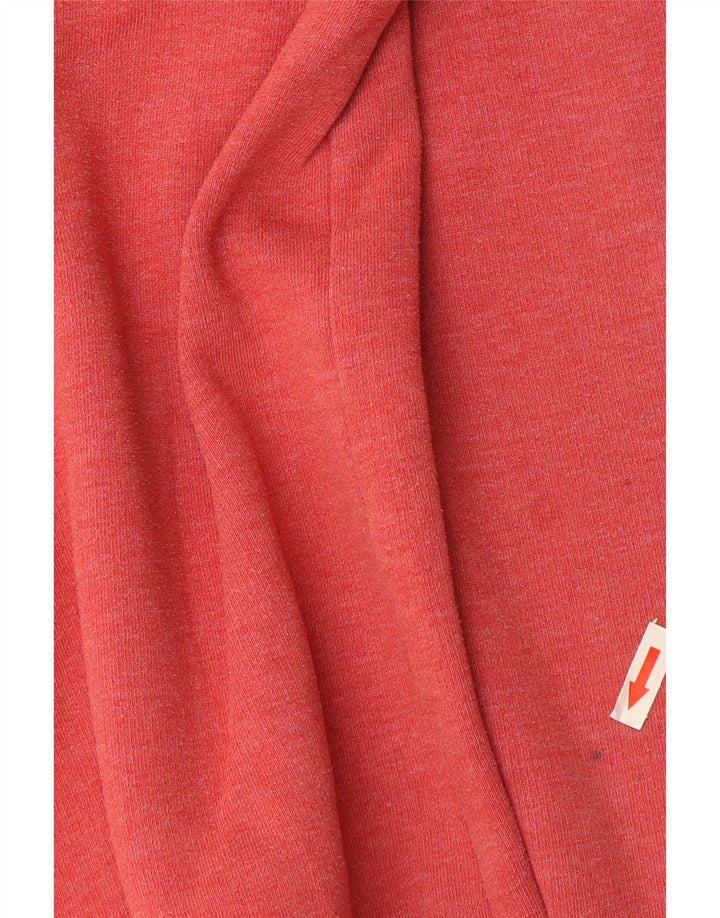 Hanorac pentru bărbați Weird Fish, cu fermoar și gât, Pulover mare, roșu, bumbac