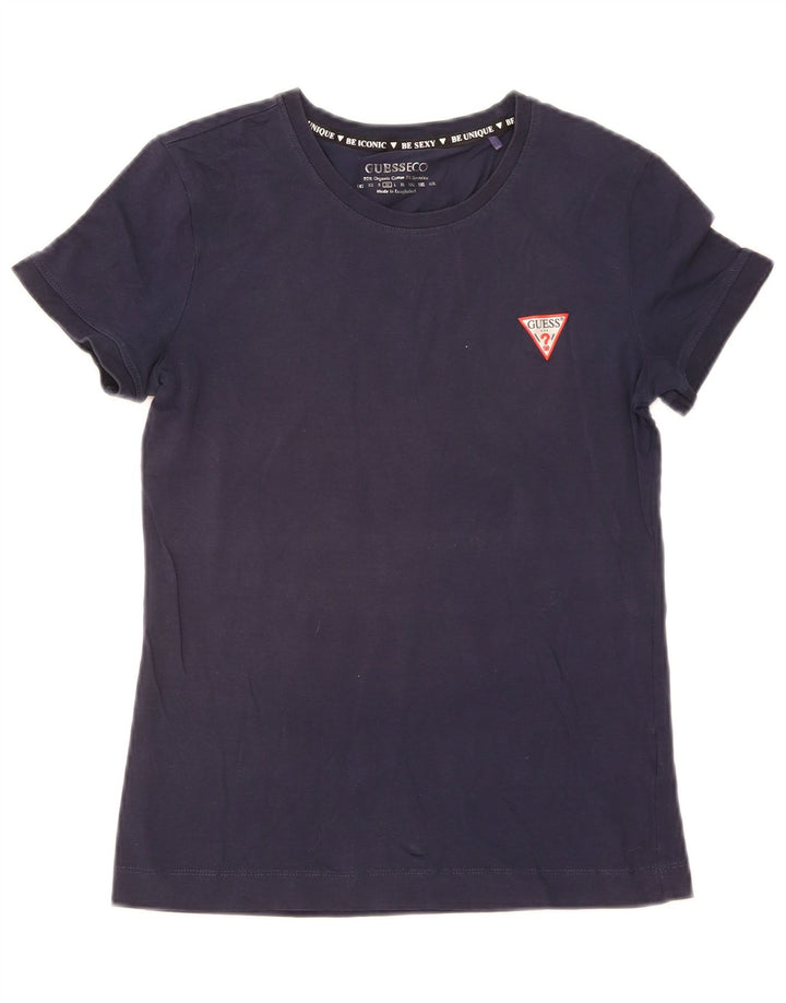Tricou pentru femei Guess Top UK 12 Medium Bleumarin