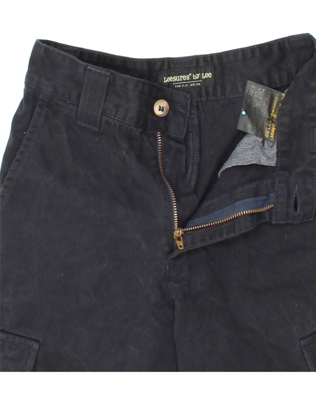 LEE Boys Cargo Shorts 9-10 Years W22  Navy Blue Cotton Vintage Lee and Second-Hand Lee from Messina Hembry 