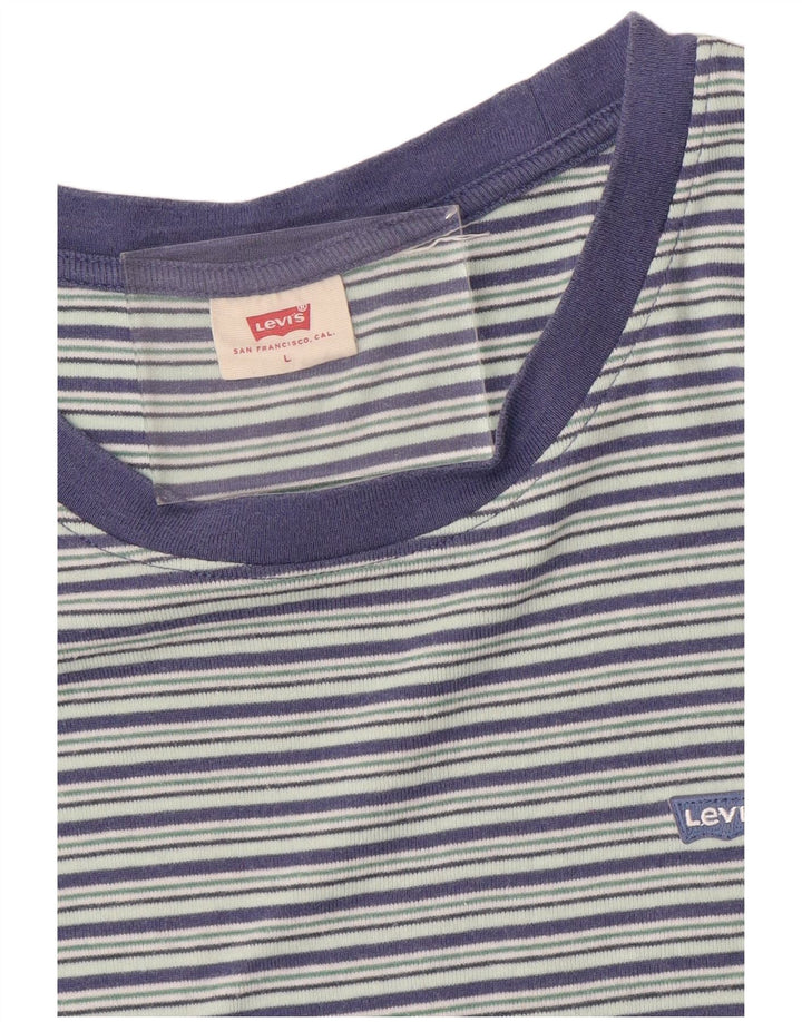 Tricou pentru femei LEVI'S Top UK 14 Large Blue Striped
