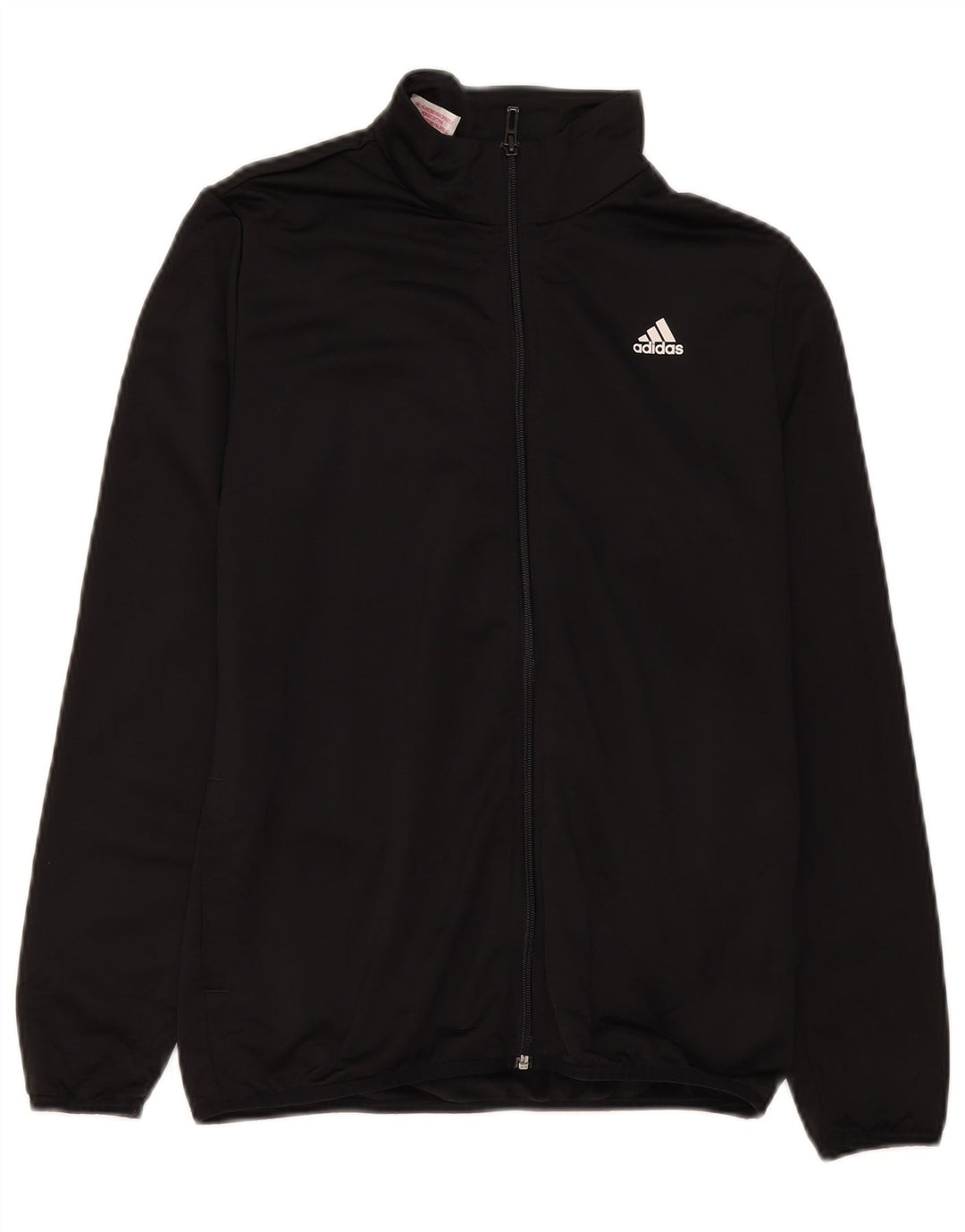 Jachetă de top pentru trening cu grafic pentru băieți Adidas 13-14 ani, poliester negru