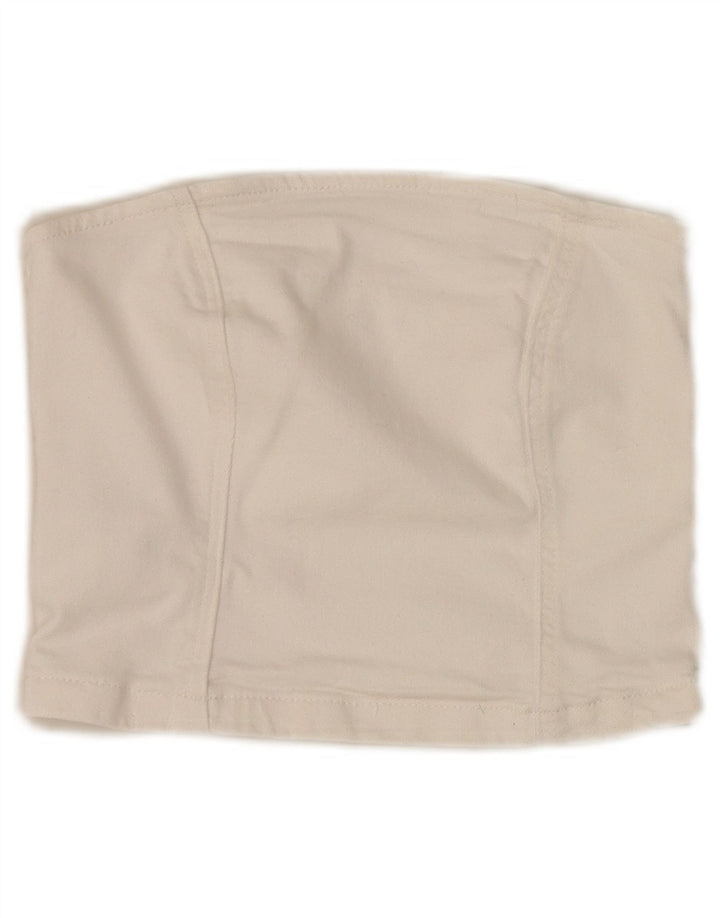 Top corset pentru femei Mango UK 4 XS Bumbac alb