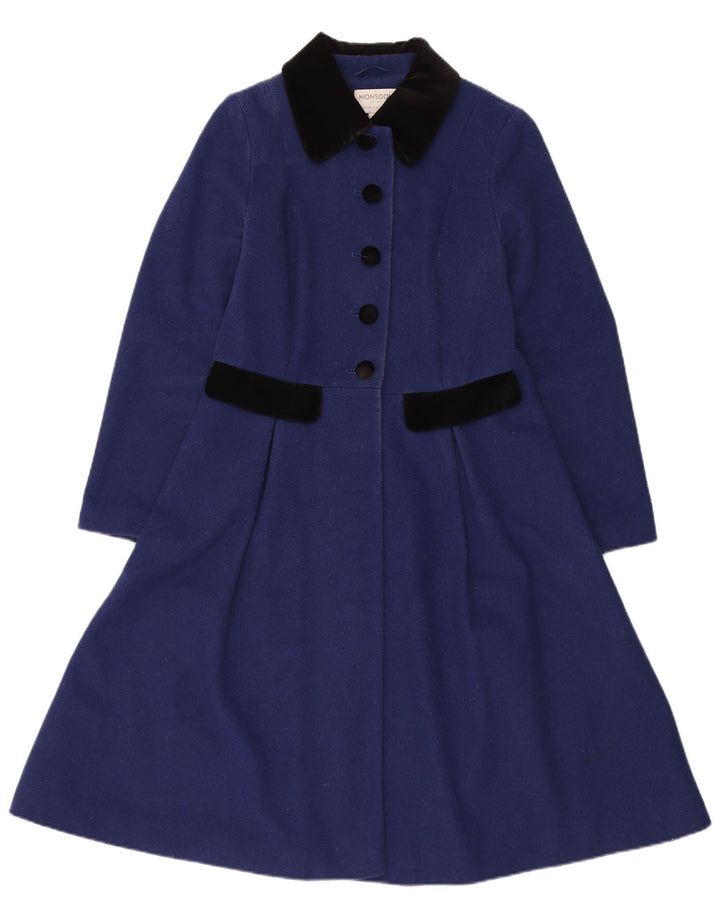 Palton pentru femei Monsoon UK 10, albastru, color block