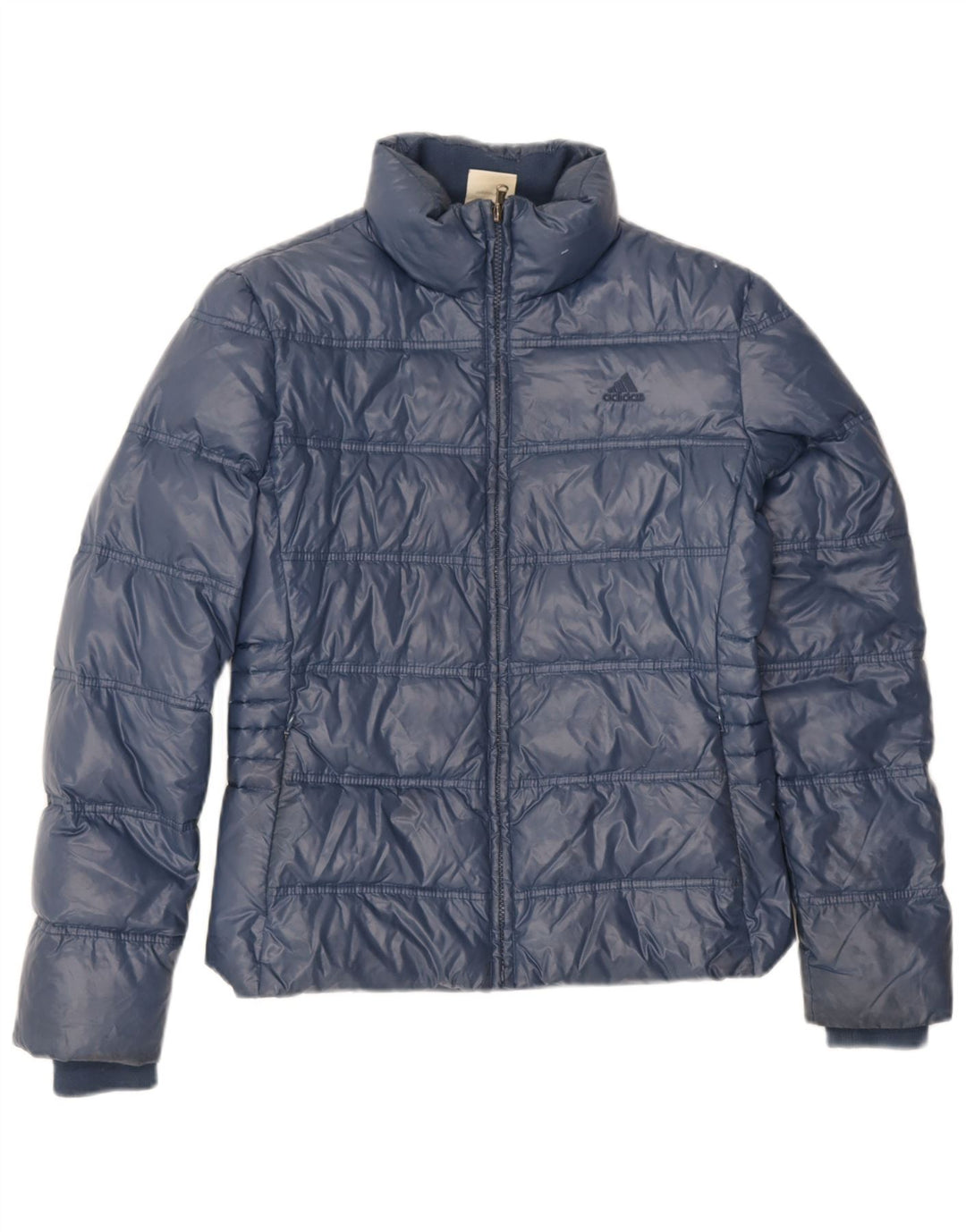 Jachetă căptușită pentru femei Adidas UK 12 Medium Bleumarin Poliamidă