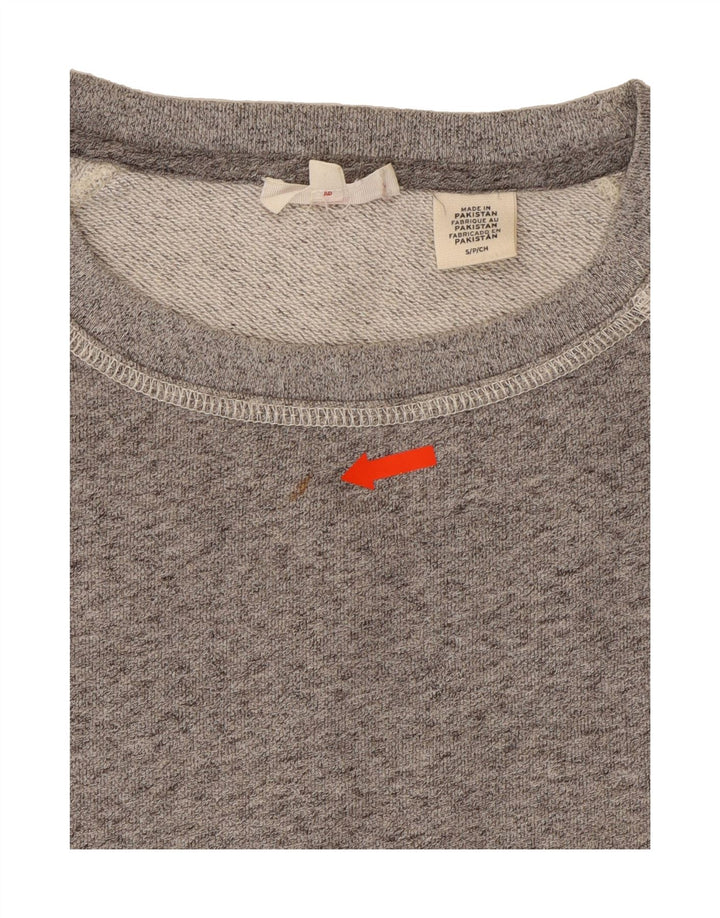 LEVI'S Mens Sweatshirt Jumper Small Grey Flecked Vintage Levi's and Second-Hand Levi's from Messina Hembry 