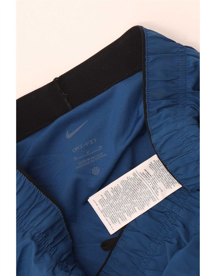 Pantaloni scurți sport Nike Dri Fit Graphic pentru bărbați, poliester mediu albastru