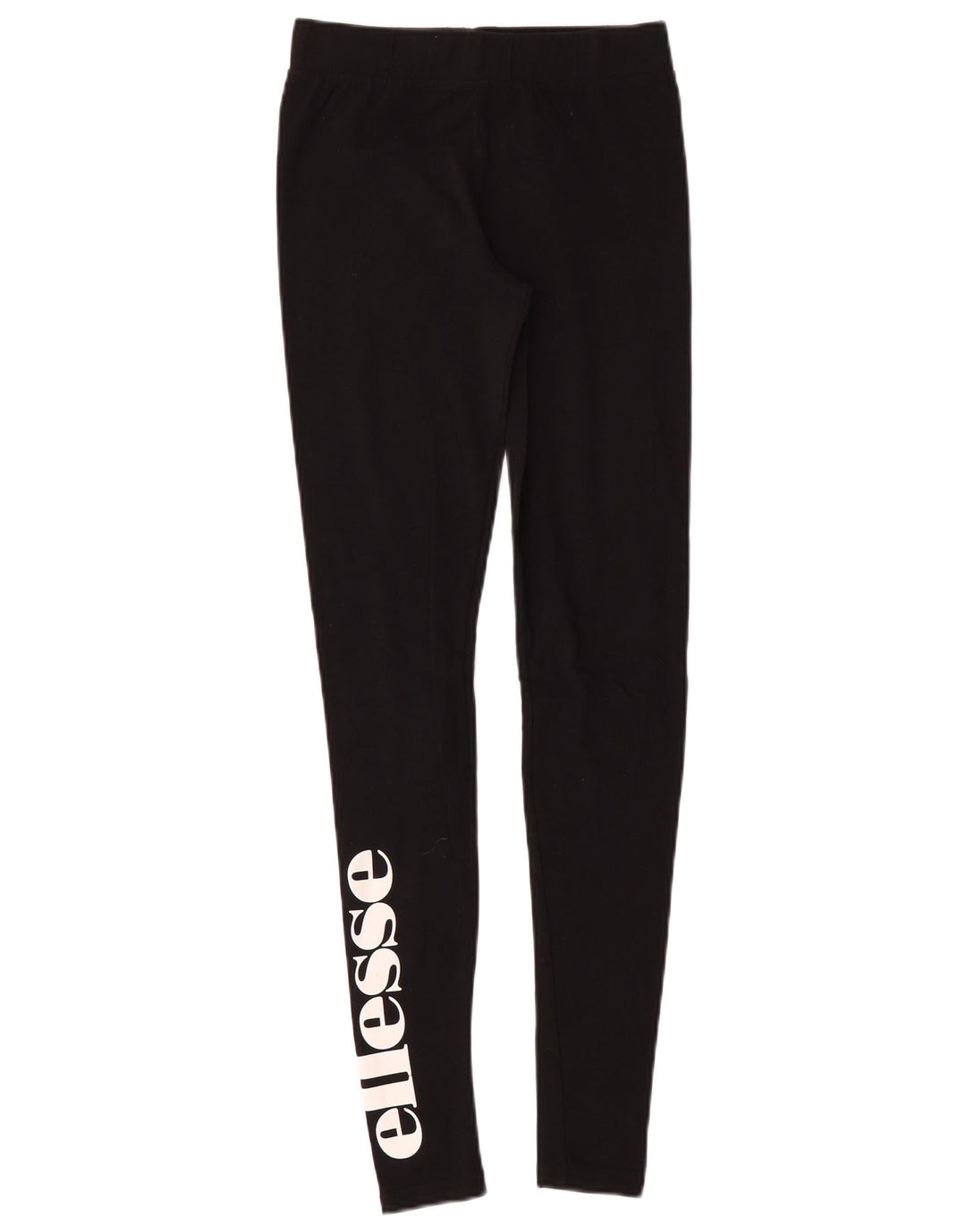 ELLESSE Womens Graphic Leggings UK 8 Small Black