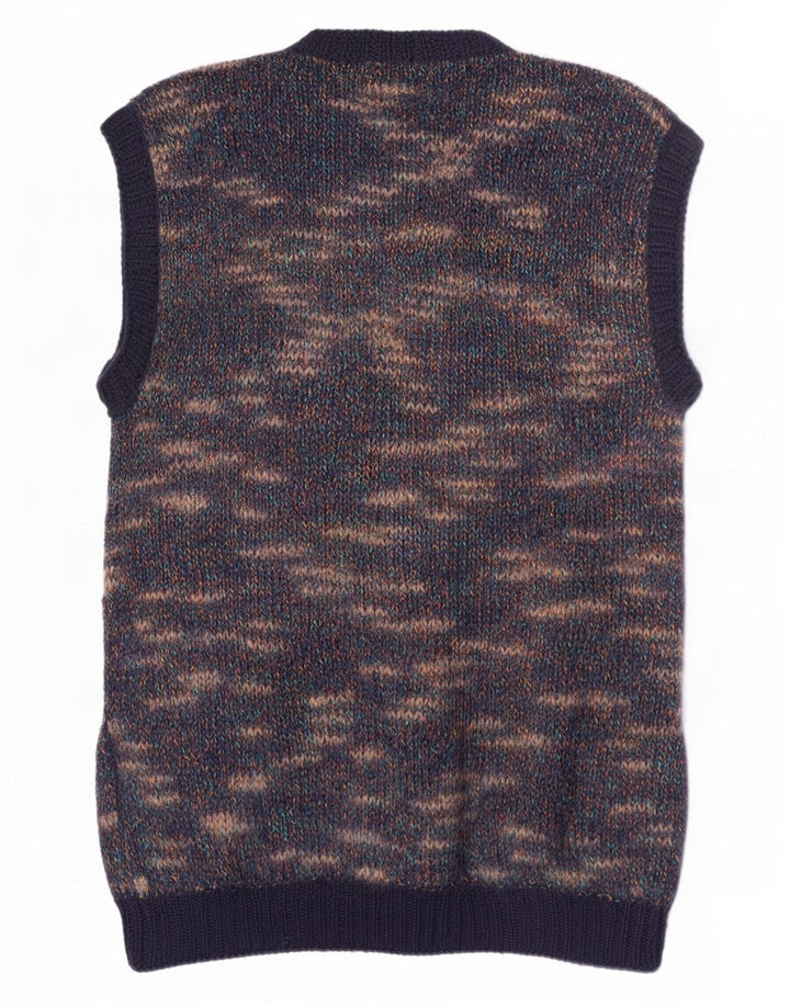 Vestă Vintage bărbați Tank Top Mediu Bleumarin Pete