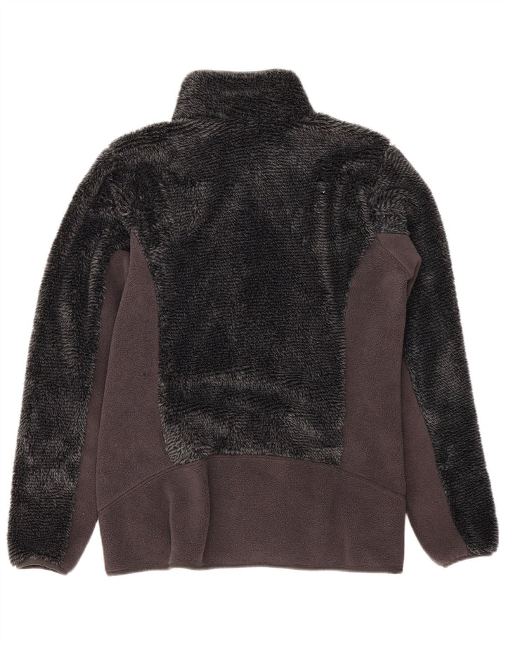 Jachetă fleece Jack Wolfskin pentru femei UK 14 Gri mediu Poliester color bloc