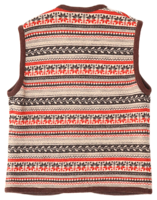 HAMMERSCHMID Pulover cardigan pentru femei UK 12 Medium Multicolor Fair Isle