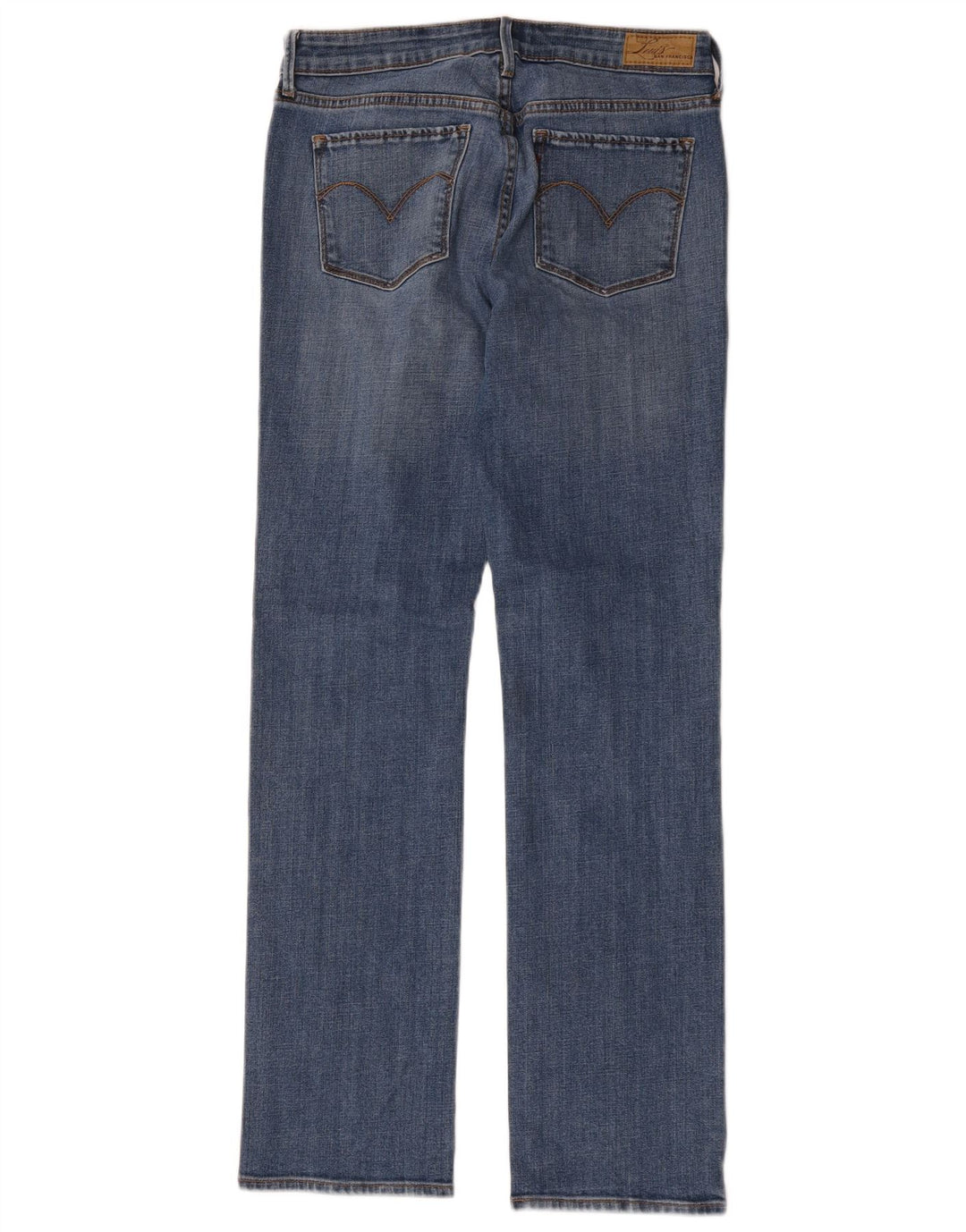 Blugi drepti, ușor curbate, pentru femei Levi's US 6 Medium W28 L30 Blue Bumbac