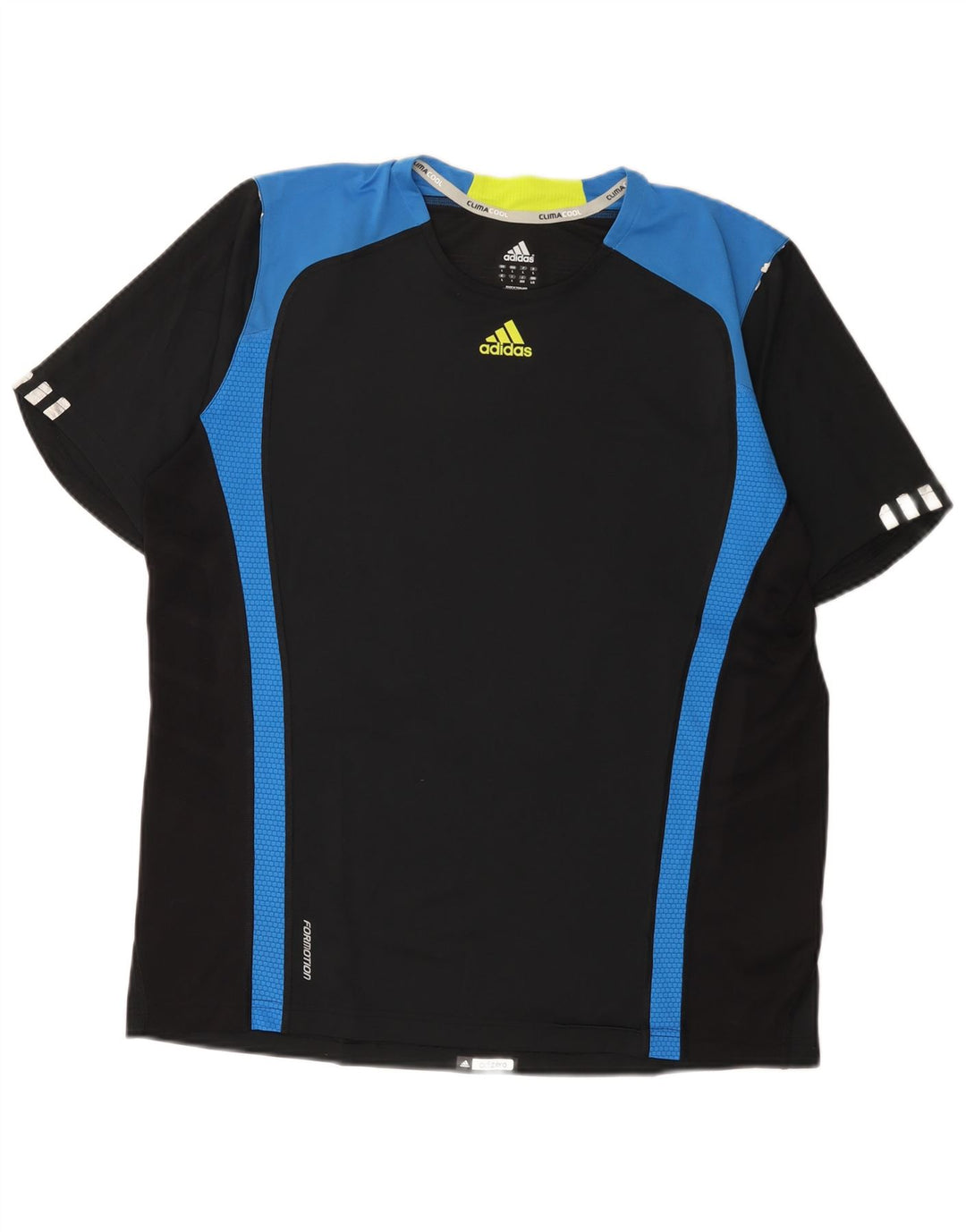 Tricou Adidas Climacool pentru bărbați Top mare, negru, poliester color bloc