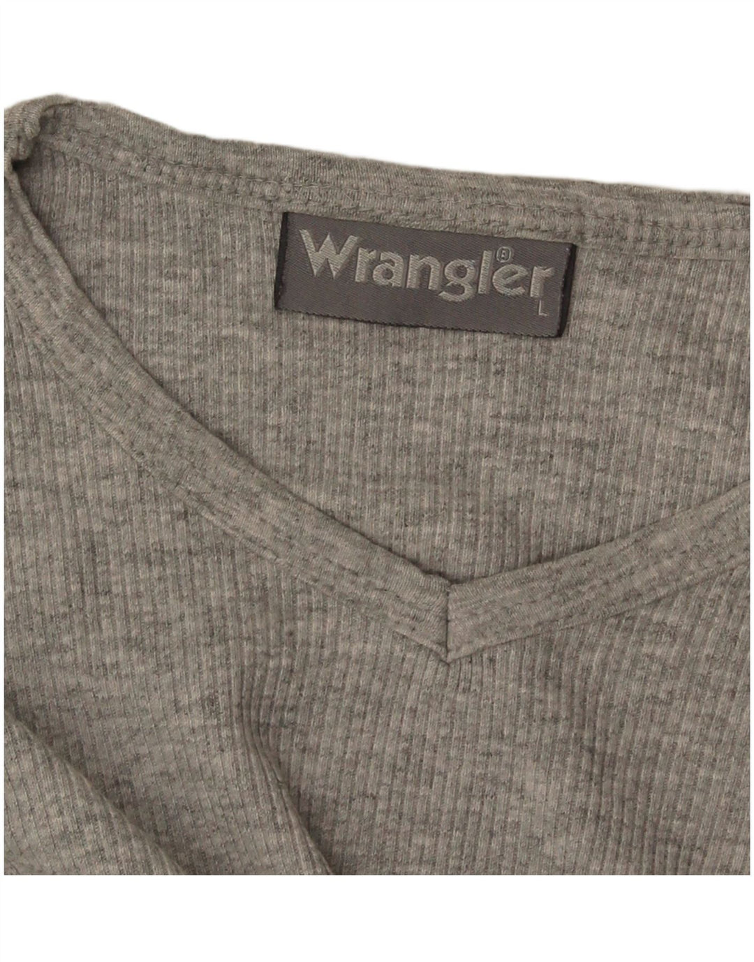 Top pentru femei Wrangler cu mânecă lungă UK 14 mare gri