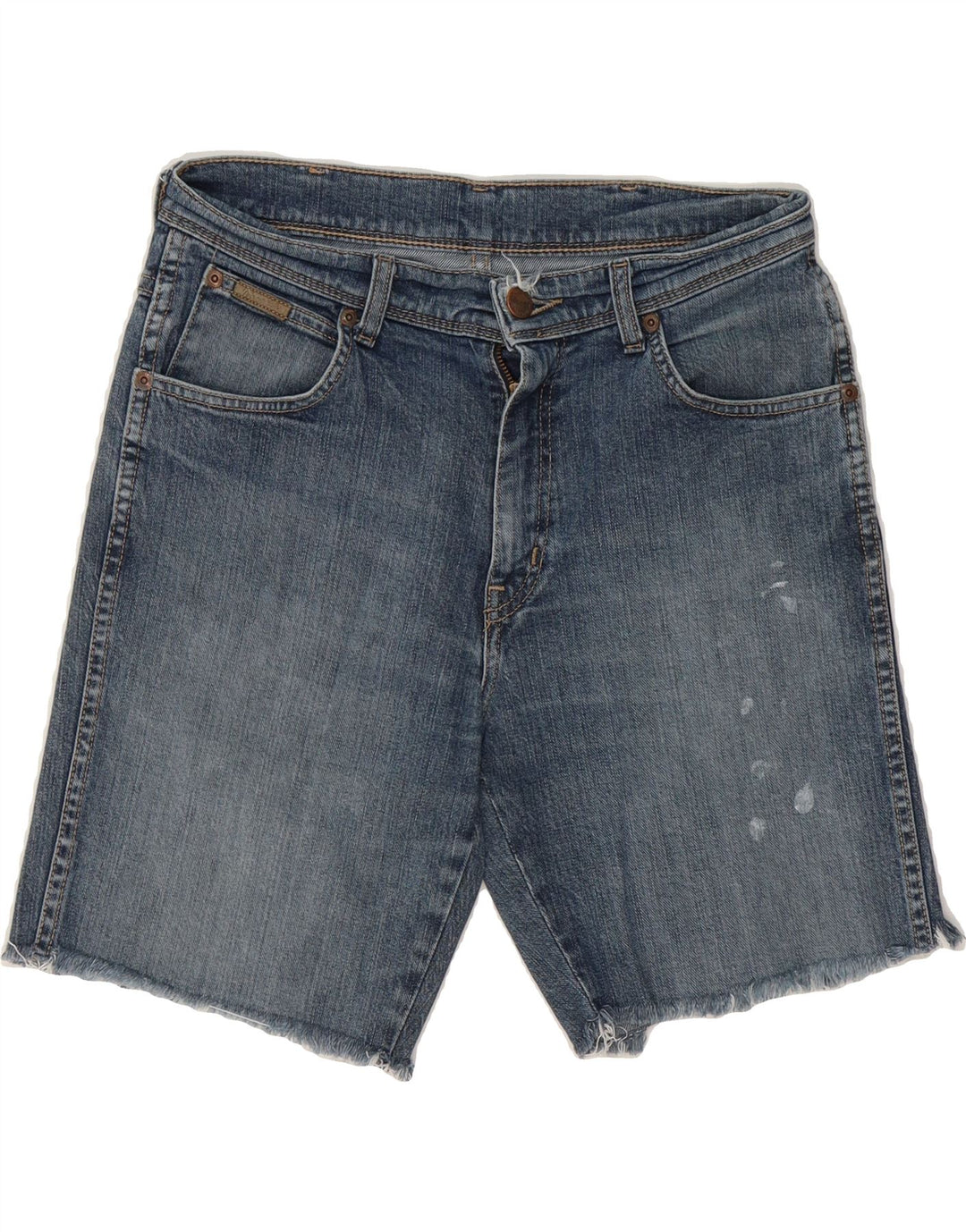 WRANGLER Mens Denim Shorts W31 Medium Blue Cotton Vintage Wrangler and Second-Hand Wrangler from Messina Hembry 