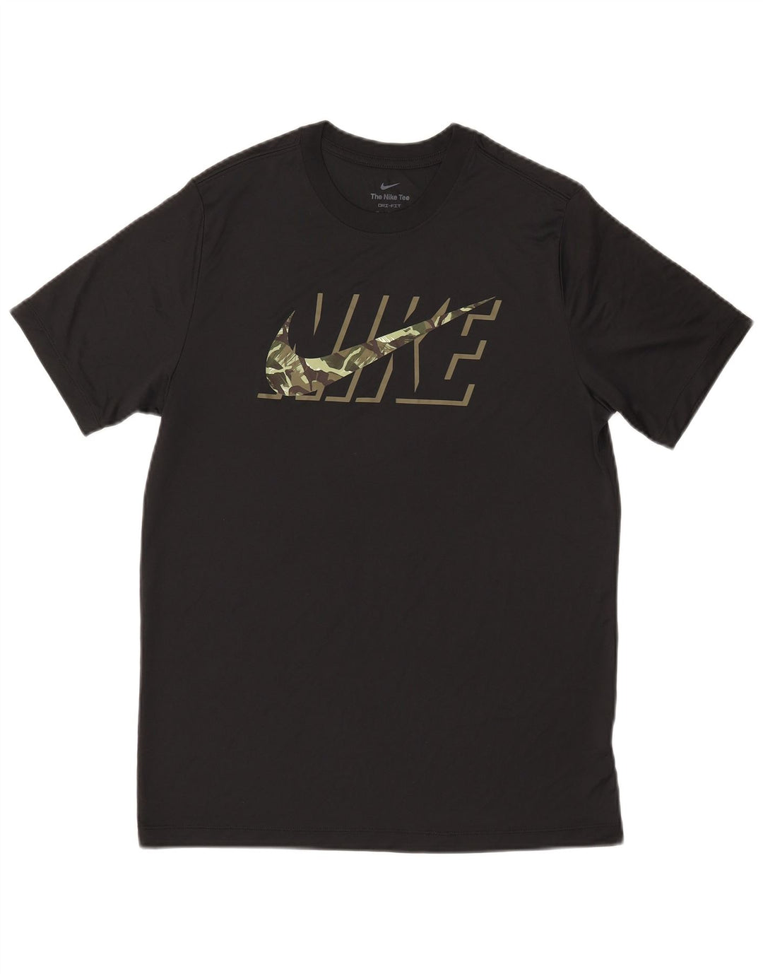 Tricou grafic Nike Dri Fit pentru bărbați Top mediu negru