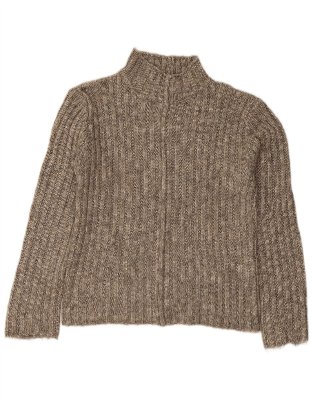 Pulover pentru femei cu gât țestoasă Zara UK 10 Mic gri acrilic