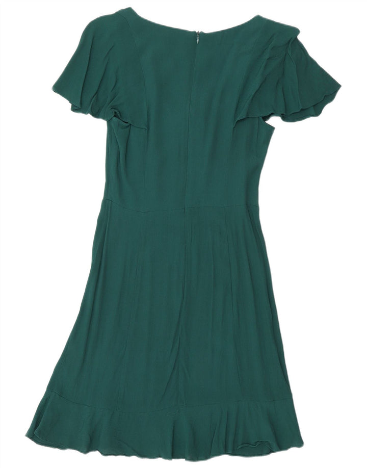 Rochie A-Line Oasis pentru femei UK 8 Small Green Viscose