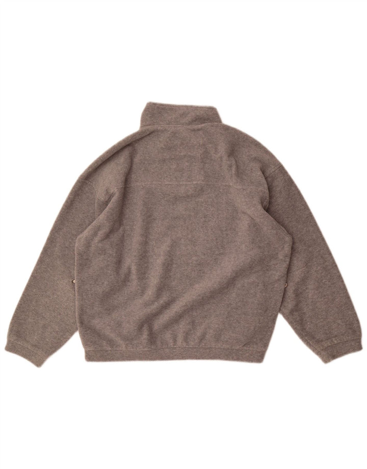 Pulover supradimensionat pentru femei Think Pink, cu grafică din lână UK 14 Medium Gri Flecked