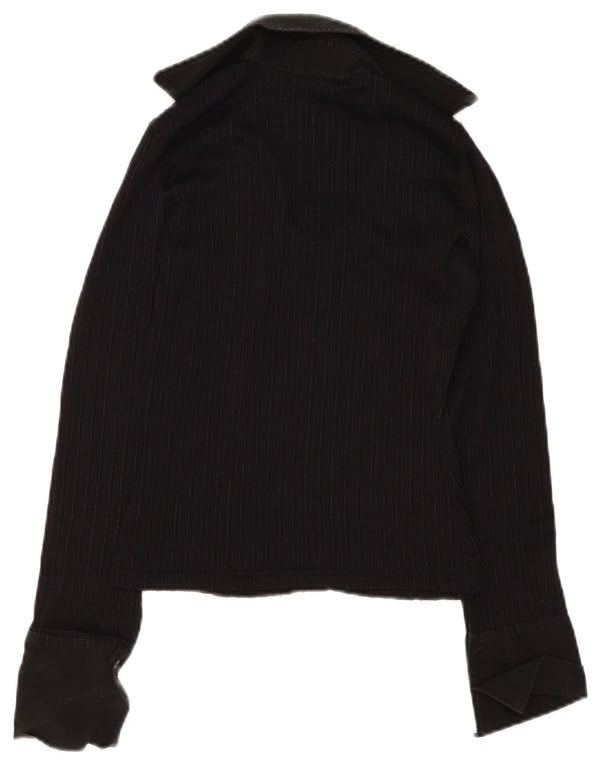 Bluză cămașă pentru femei Naracamicie UK 10 Poliamidă neagră mică