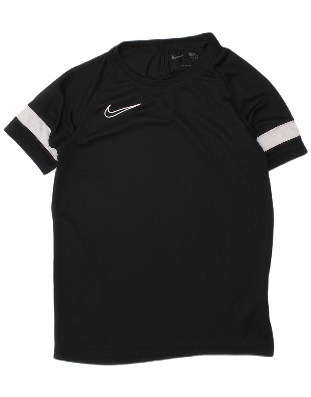 Tricou NIKE Dri Fit pentru băieți Top 10-11 ani Mediu Negru Colorblock