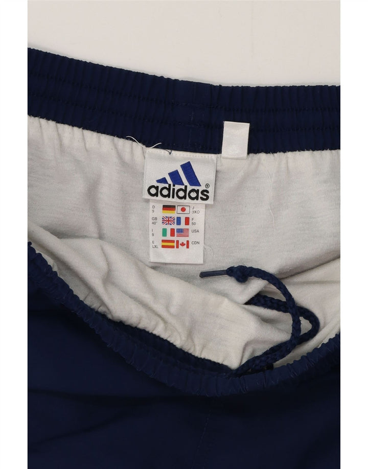 Pantaloni scurți sport pentru bărbați ADIDAS XL, poliester bleumarin